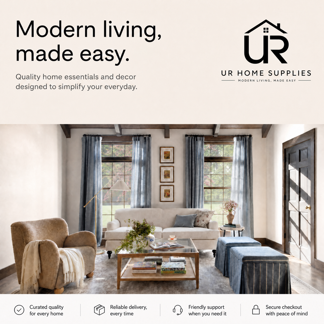 Modern home furniture and decor