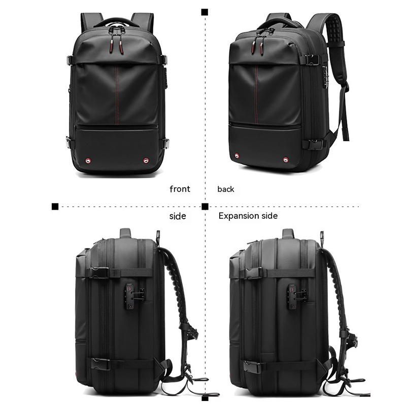 UrHomeSupplies vacuum compression large-capacity backpack with multiple compartments and ergonomic straps for travel and storage.