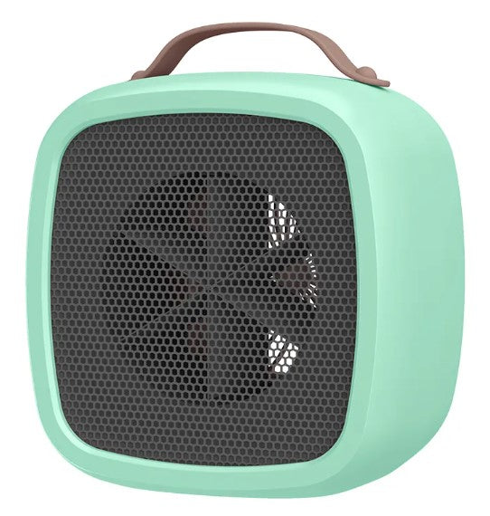 Portable heater from UrHomeSupplies with a compact design, black finish, and adjustable temperature controls visible in the image.